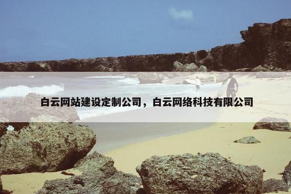 白云网站建设定制公司，白云网络科技有限公司