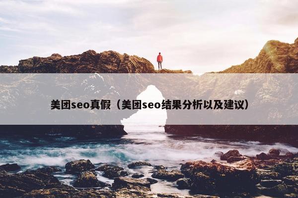 美团seo真假（美团seo结果分析以及建议）