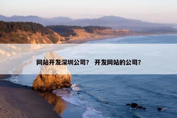 网站开发深圳公司？ 开发网站的公司？