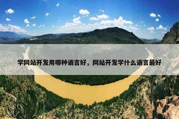 学网站开发用哪种语言好，网站开发学什么语言最好