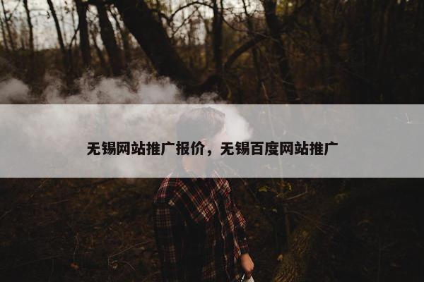 无锡网站推广报价，无锡百度网站推广