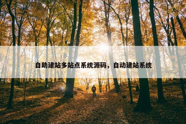 自助建站多站点系统源码，自动建站系统