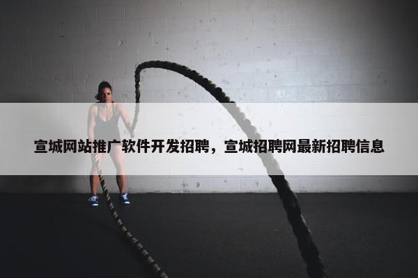 宣城网站推广软件开发招聘，宣城招聘网最新招聘信息