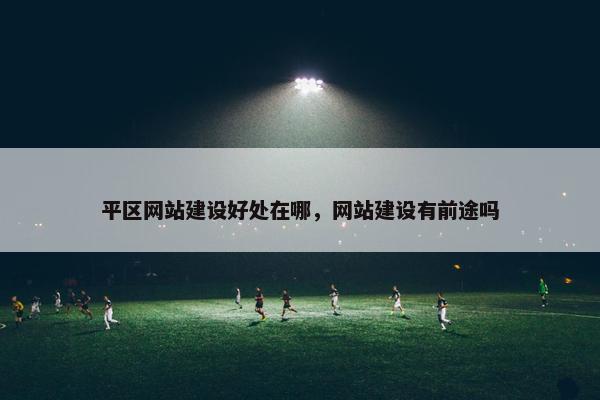 平区网站建设好处在哪，网站建设有前途吗