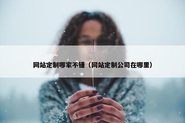 网站定制哪家不错（网站定制公司在哪里）