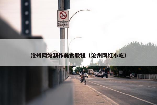 沧州网站制作美食教程（沧州网红小吃）