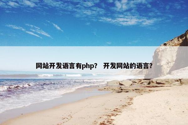 网站开发语言有php？ 开发网站的语言？