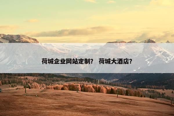 荷城企业网站定制？ 荷城大酒店？
