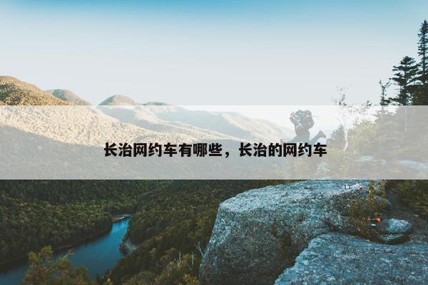 长治网约车有哪些，长治的网约车