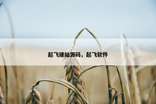 起飞建站源码，起飞软件