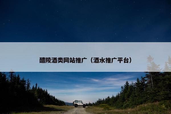 醴陵酒类网站推广（酒水推广平台）
