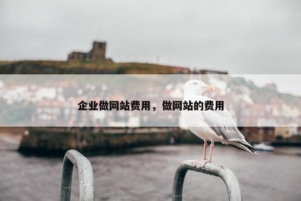 企业做网站费用，做网站的费用