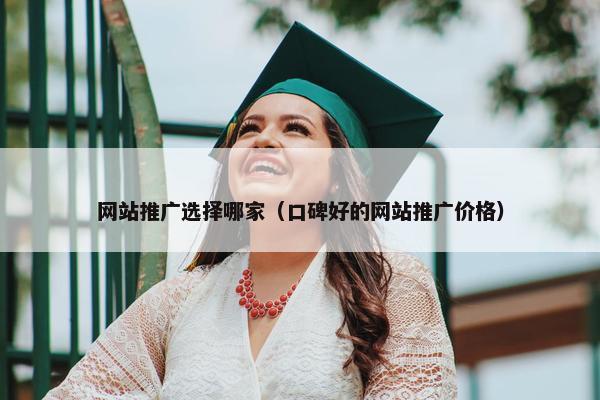 网站推广选择哪家（口碑好的网站推广价格）