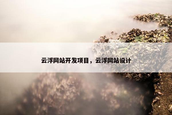 云浮网站开发项目，云浮网站设计