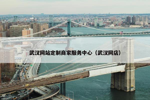 武汉网站定制商家服务中心（武汉网店）