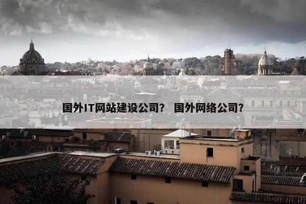 国外IT网站建设公司？ 国外网络公司？