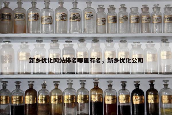 新乡优化网站排名哪里有名，新乡优化公司