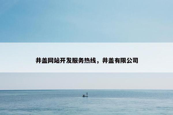 井盖网站开发服务热线，井盖有限公司