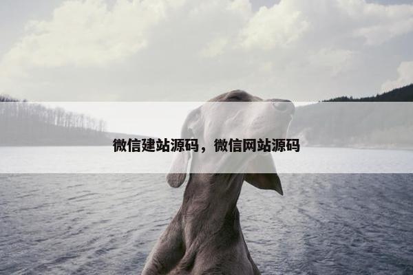 微信建站源码，微信网站源码