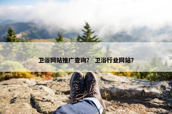 卫浴网站推广查询？ 卫浴行业网站？