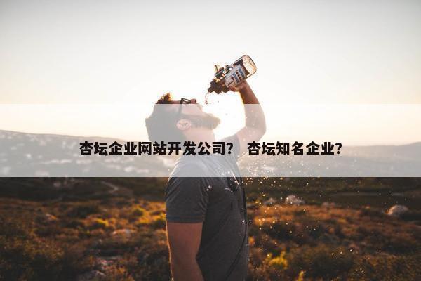 杏坛企业网站开发公司？ 杏坛知名企业？