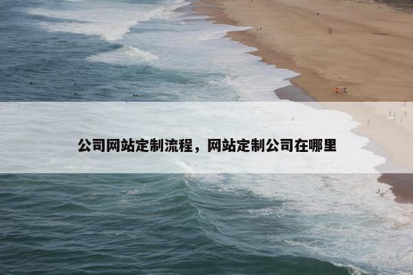 公司网站定制流程，网站定制公司在哪里