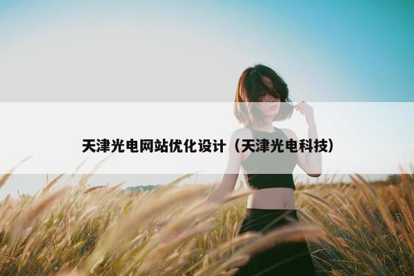 天津光电网站优化设计（天津光电科技）