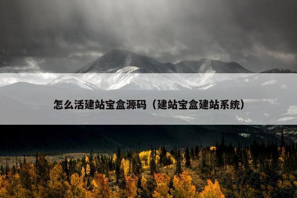 怎么活建站宝盒源码（建站宝盒建站系统）