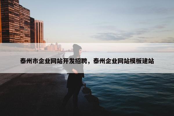 泰州市企业网站开发招聘，泰州企业网站模板建站