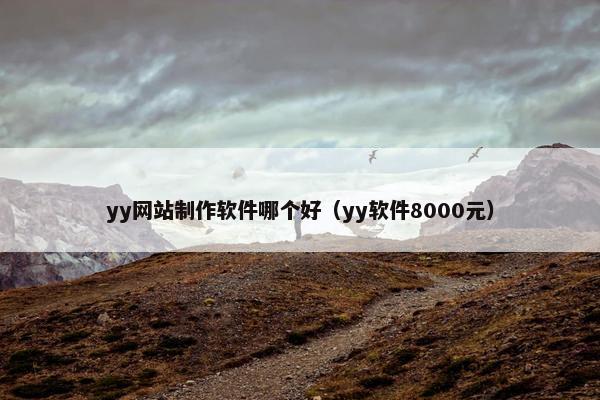 yy网站制作软件哪个好（yy软件8000元）