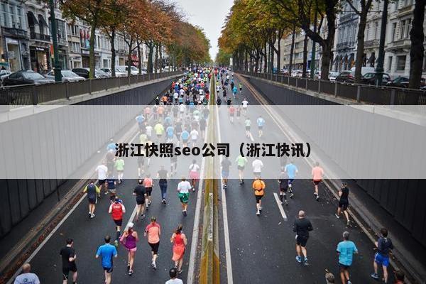 浙江快照seo公司（浙江快讯）