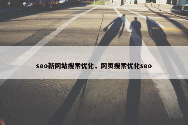 seo新网站搜索优化，网页搜索优化seo
