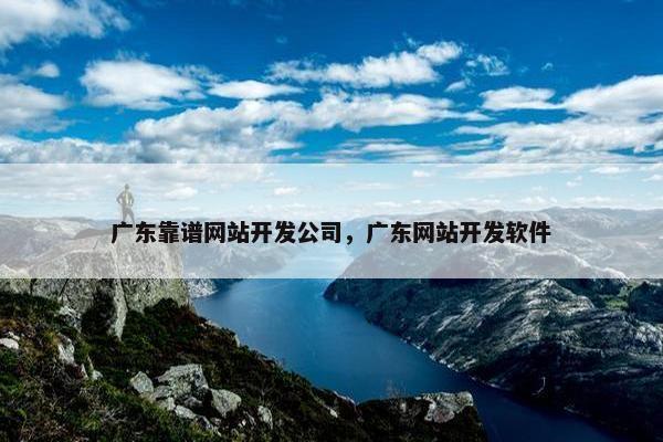 广东靠谱网站开发公司，广东网站开发软件