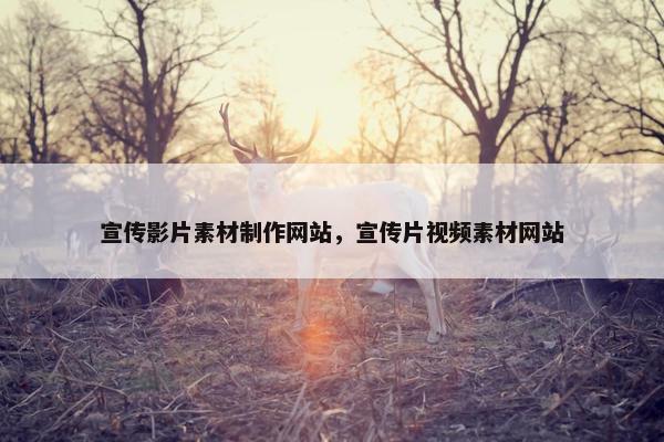 宣传影片素材制作网站，宣传片视频素材网站