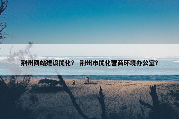 荆州网站建设优化？ 荆州市优化营商环境办公室？