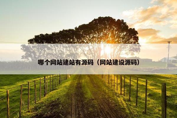 哪个网站建站有源码（网站建设源码）