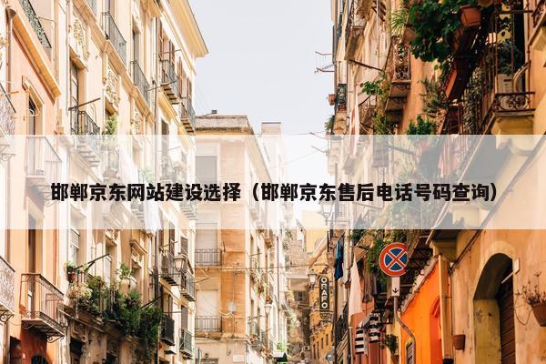 邯郸京东网站建设选择（邯郸京东售后电话号码查询）