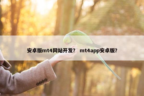 安卓版mt4网站开发？ mt4app安卓版？