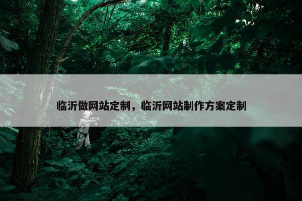 临沂做网站定制，临沂网站制作方案定制